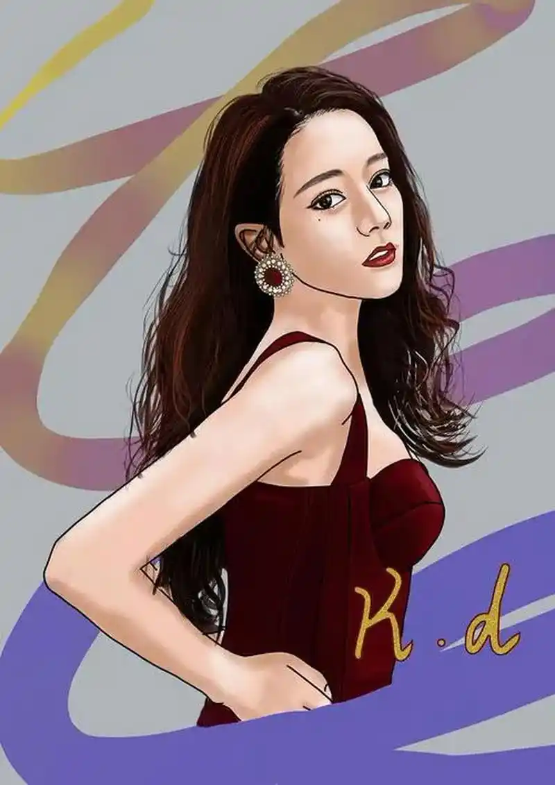 迪丽热巴的动漫人物