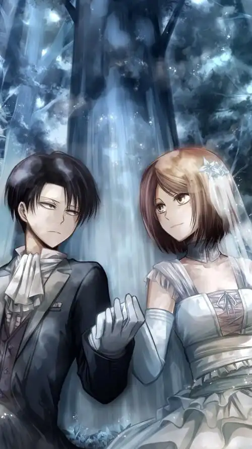 二次元 动漫 插画 情侣 各类cp 高清壁纸 进击的巨人