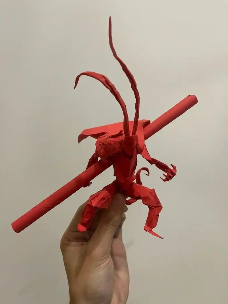 折纸《齐天大圣》 今天折了个齐天大圣96