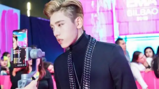 王子异亮相mtv ema颁奖红毯 成亚洲区唯一出席艺人