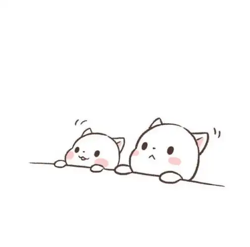 简单 清新 古风 可爱 手绘 卡通 动漫 二次元 萌系 背影 清新 闺蜜