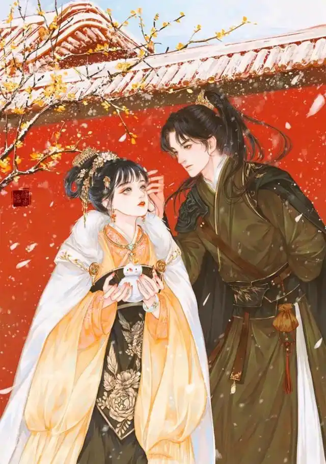 二次元古风情侣系列精美插画图集!所谓伊人,在水一方