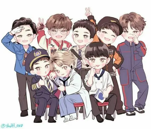 exo手绘