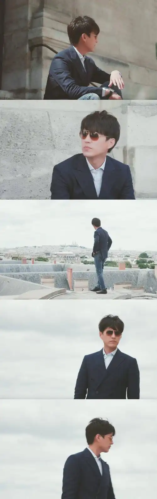 靳东法网形象大使巴黎