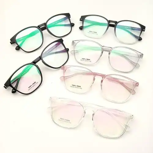 超轻无螺丝镜框时尚素颜透明大框高考近视全框架tr眼镜