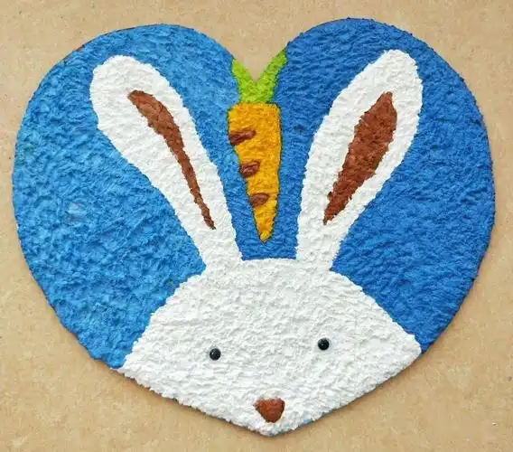 干货综合材料玩转创意纸浆画火速收藏