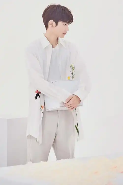 温柔散落的花瓣94  三套纯白衬衫 你最爱哪一套呢  @tfboys-王源