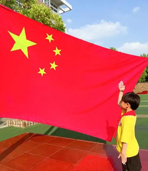 向国旗敬礼江苏各地青少年用最美姿势向祖国表白