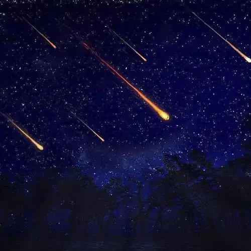 流星划过的星空头像