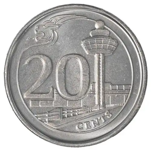 新加坡 20 美分硬币