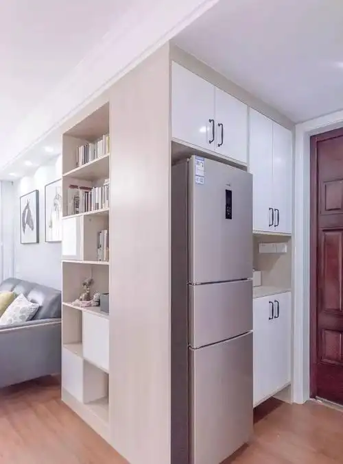 20万装修的80㎡新房,头次见玄关嵌入式冰箱,让人眼前一亮!_手机搜狐网