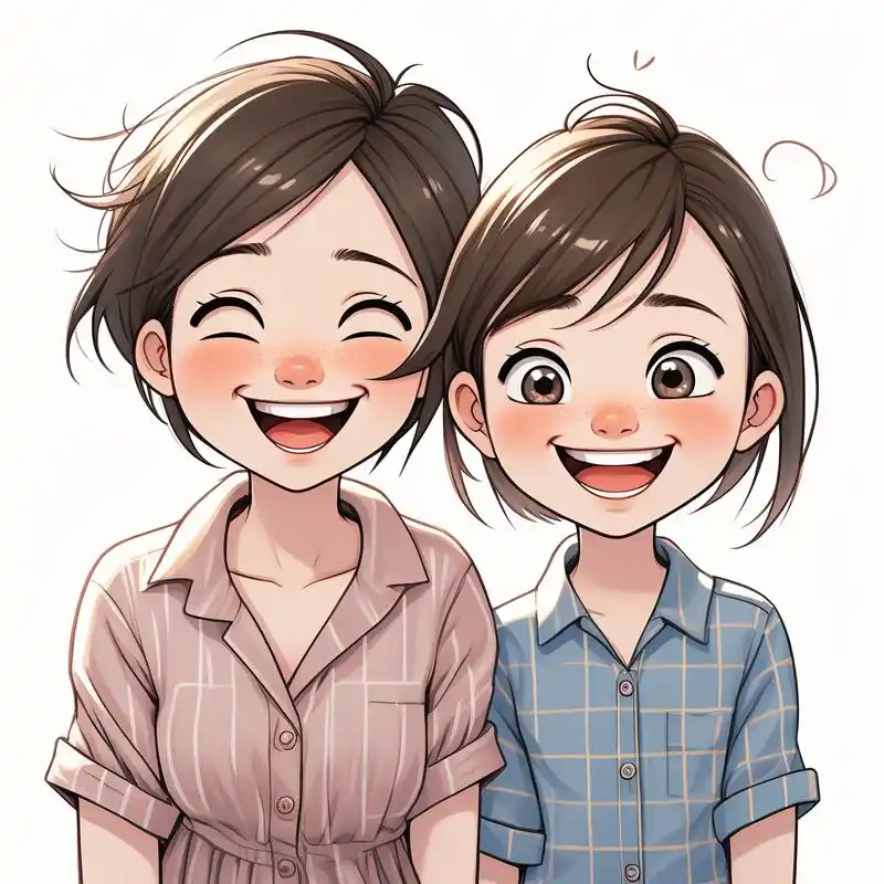 996997 娘俩可爱微信头像 93 超级可爱的娘俩微信头像来啦!