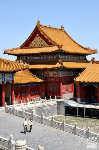 参观故宫原创摄影北京故宫是明清两代的皇家宫殿旧称紫禁城建成于1420