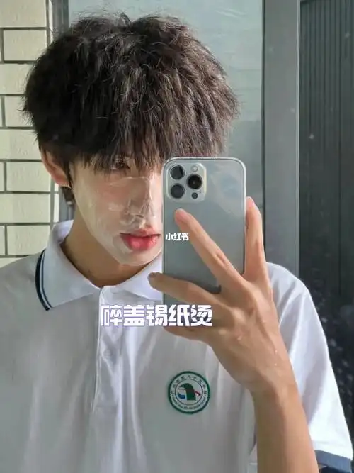 男士碎盖锡纸男士发型不用打理的男生发型