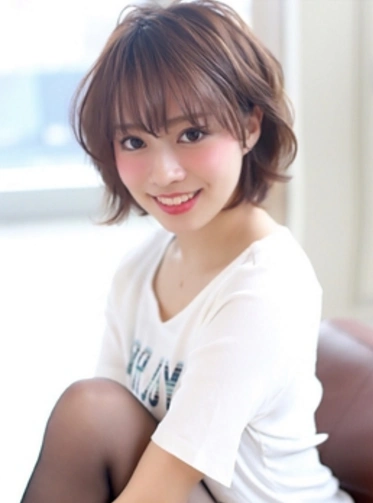 漂亮的短碎发,让短发妹纸美翻天了,短发妹纸请收图