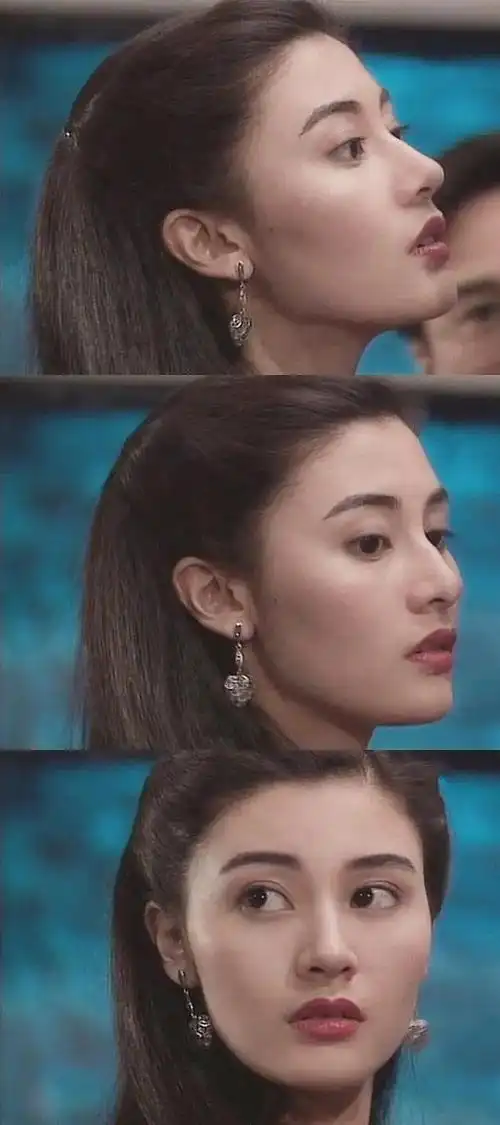 李嘉欣并没有传说的那么美这幻灭的侧脸线条