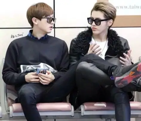 【图】吴亦凡朴灿烈之珍爱 韩国偶像组合cp不信从没爱过