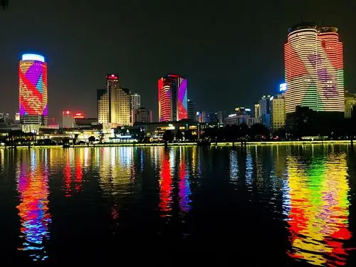 宁波三江口灯光秀