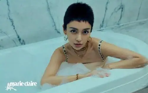 angelababy领衔女明星剃平头,最美不是baby而是她