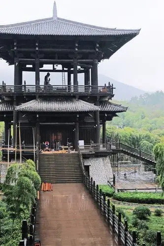 大唐贡茶院一一具有唐代寺院风格的古建筑