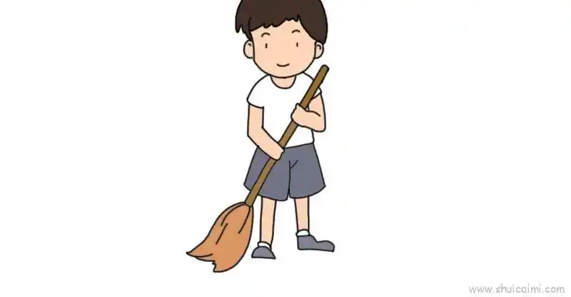 打扫卫生教程儿童画怎么画打扫卫生教程简笔画图片大全