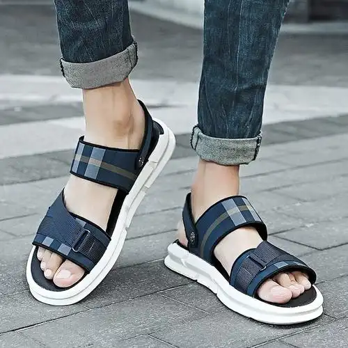 新款开车拖鞋运动两用男凉鞋男g士2021年外穿潮夏季休闲凉沙滩鞋