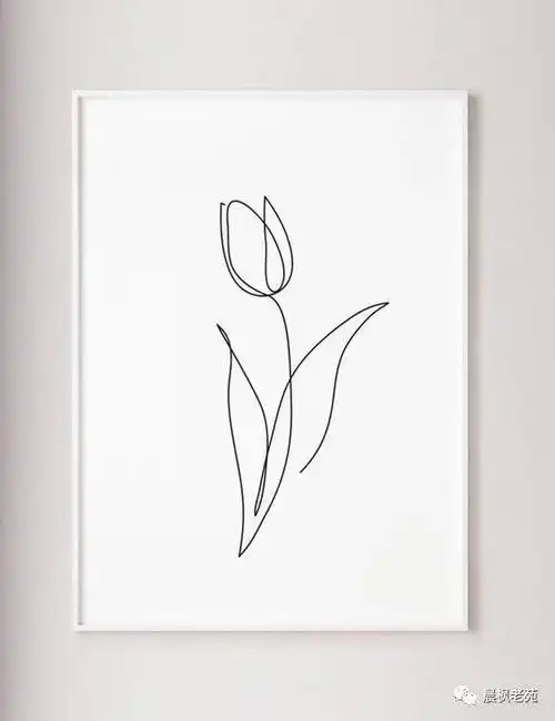 极简主义花鸟画