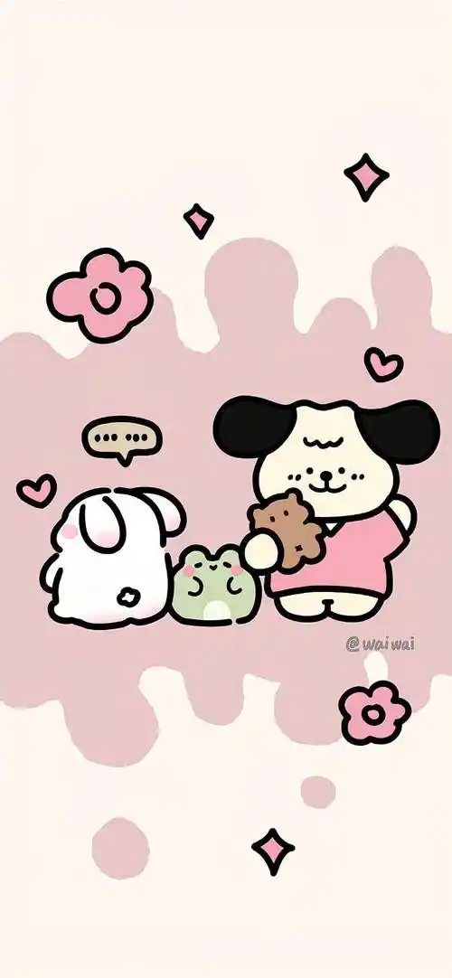 壁纸| 可爱少女心 锁屏壁纸_loveeee