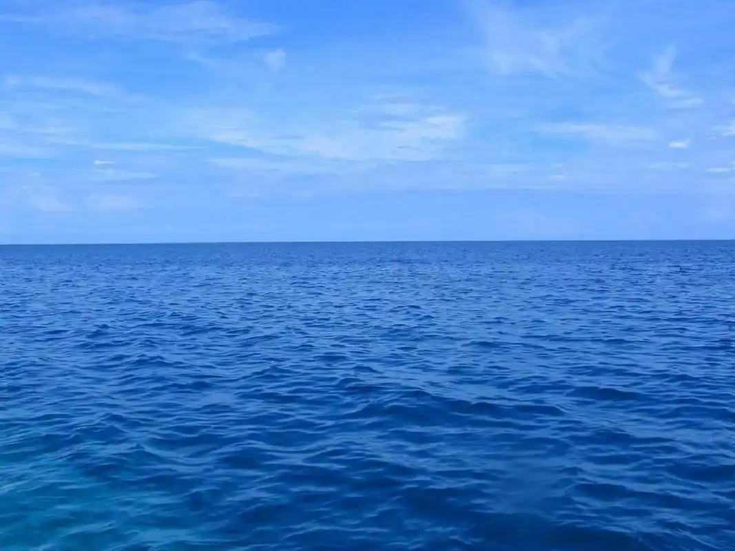 大海# 清晨的大海在海边感受到的是一份安静,一份平静,闭上眼睛妇觉