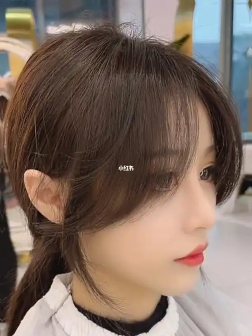 八字刘海|法式刘海|修容刘海 女生减龄瘦脸_刘海_法式刘海_减龄_修容