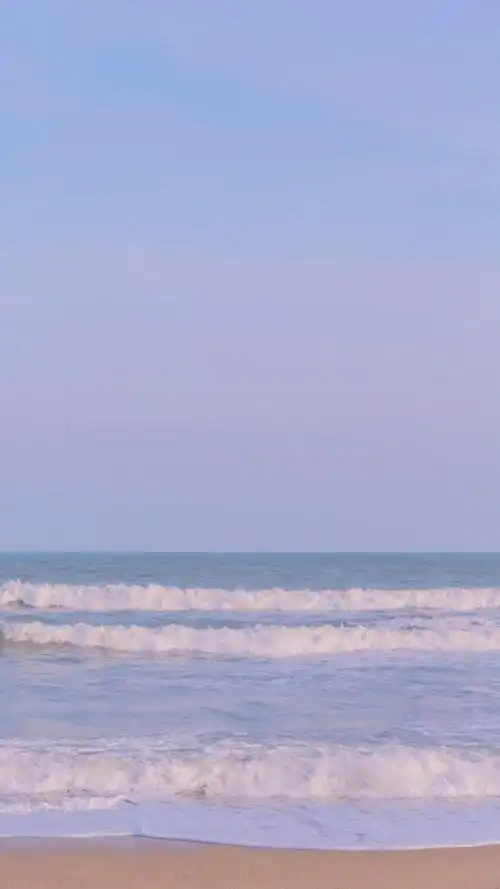 蓝天海边清新手机壁纸