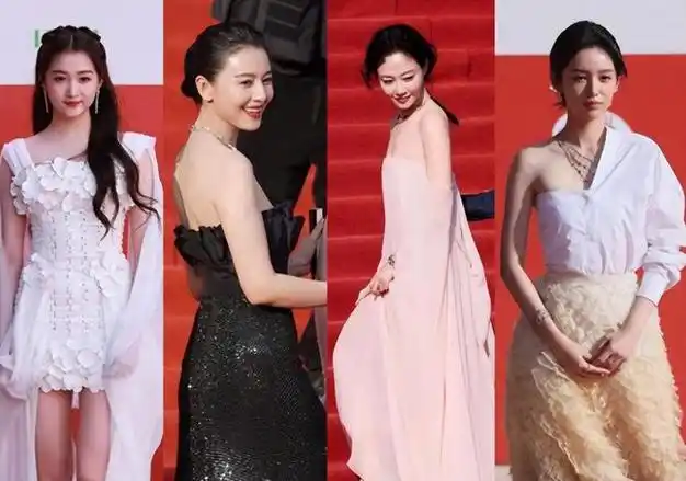 北影红毯:林志玲风情万种,张歆艺水蛇腰,内娱年轻女星千娇百媚