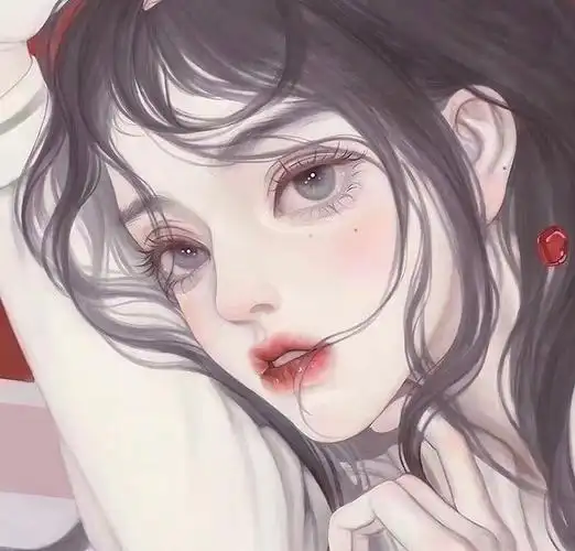 少女/高清动漫头像/q版手绘/情侣头像/姐妹头/画师插画/搞怪头像iss