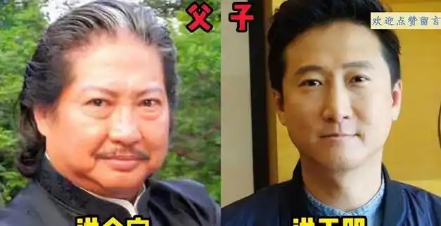 港台男演员父子对比甄子丹父子长得最像曾国祥是父亲的骄傲