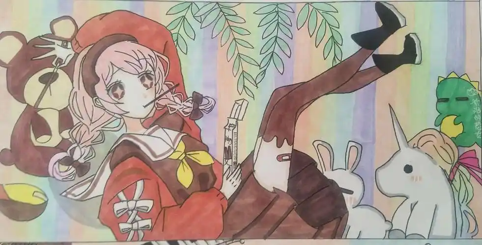 六年级绘画作业 陈清源