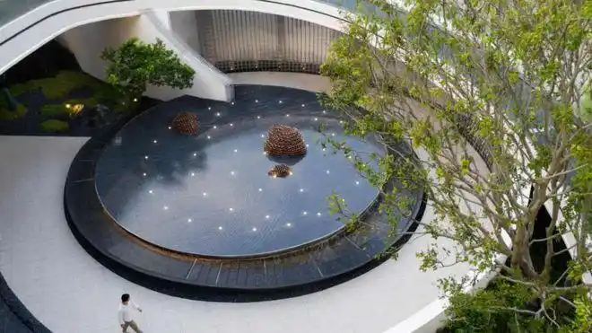 圆形景观的骚操作,被迷住了!|园林|水景|同心圆|施工图_网易订阅