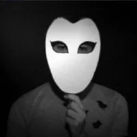 高清黑衣蒙面人微信头像点击鼠标右键下载