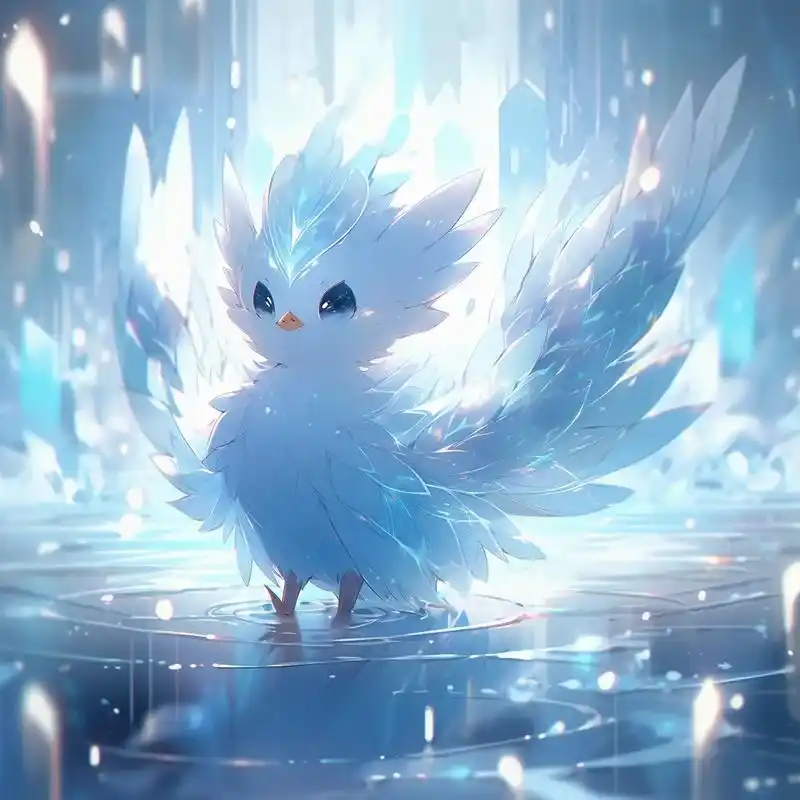 超级进化/冰晶凤凰(人名:冰儿)【冰晶凤凰】  【颜色】:冰 - 抖音