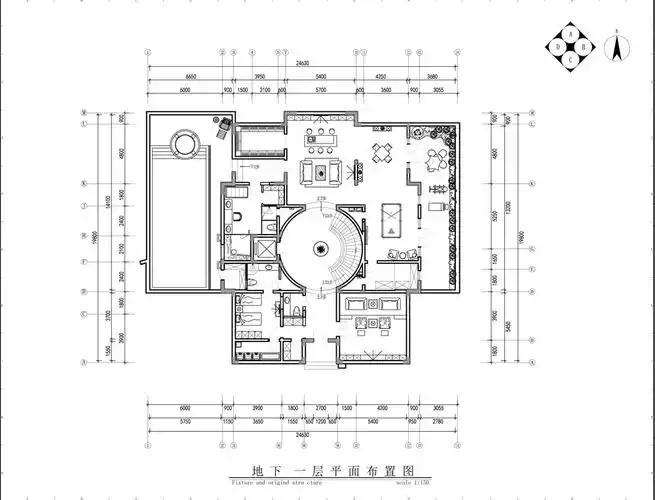 法式宫廷别墅1700平米200万-金科王府装修案例-北京房天下家居装修网
