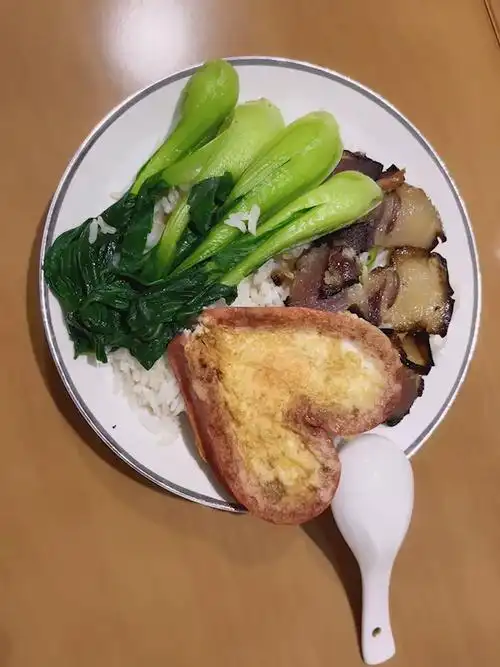 老公做的爱心晚餐