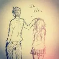 摸头杀情侣头像【点击鼠标右键下载】