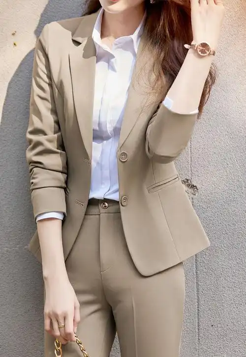 职业装女装套装秋冬西装外套女西服学生面试正装两件套女士工作服