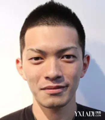 圆平头发型图片展示尽显高冷男神范