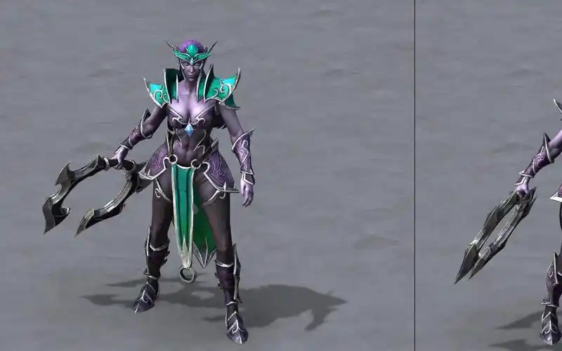 魔兽争霸3重制版暗夜精灵守望者部分单位欣赏