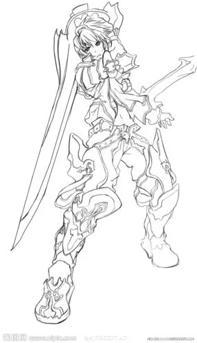 剑圣黑白简笔画 (第3页),剑圣黑白简笔画图片大全,内容有简笔画 手绘