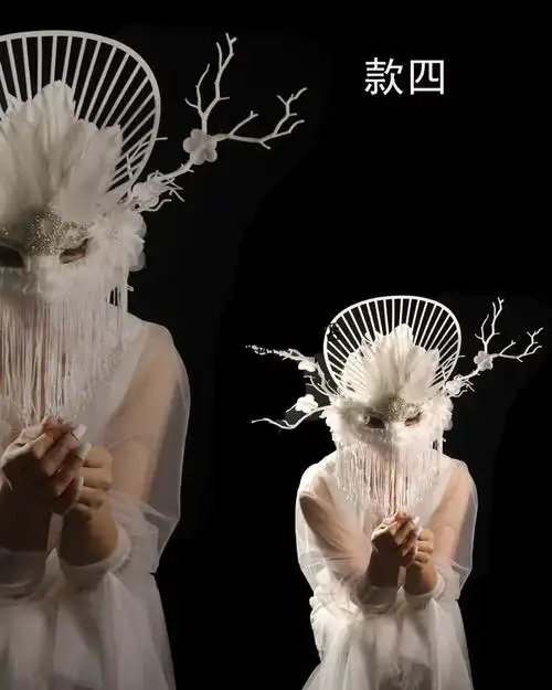 新蒙面唱将面具抖音直播假面舞会舞台万圣节派对蒙面唱将歌手面具万圣