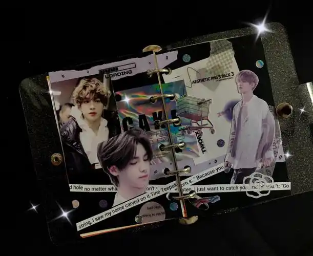 追星手帐justin黄明昊