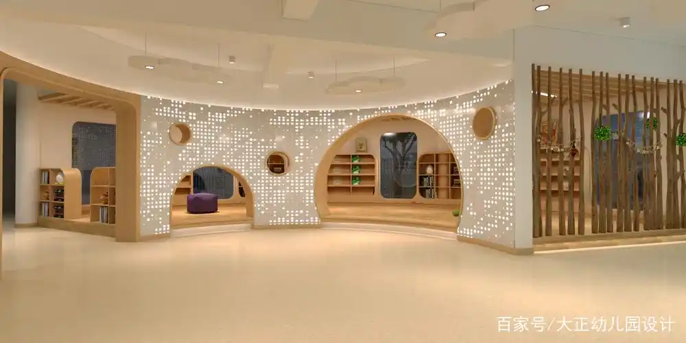 快来看看今年新出炉的幼儿园大厅设计效果图