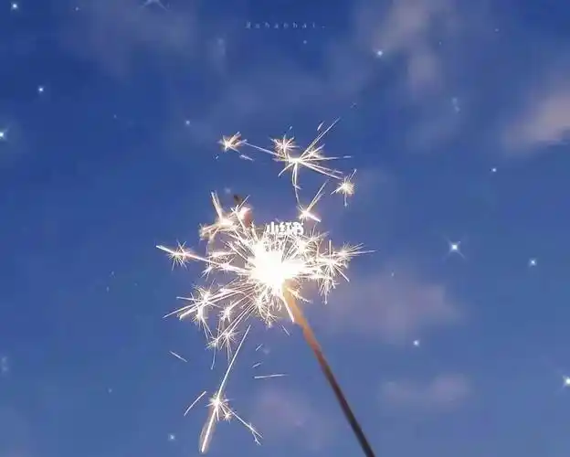 蓝色系治愈背景图