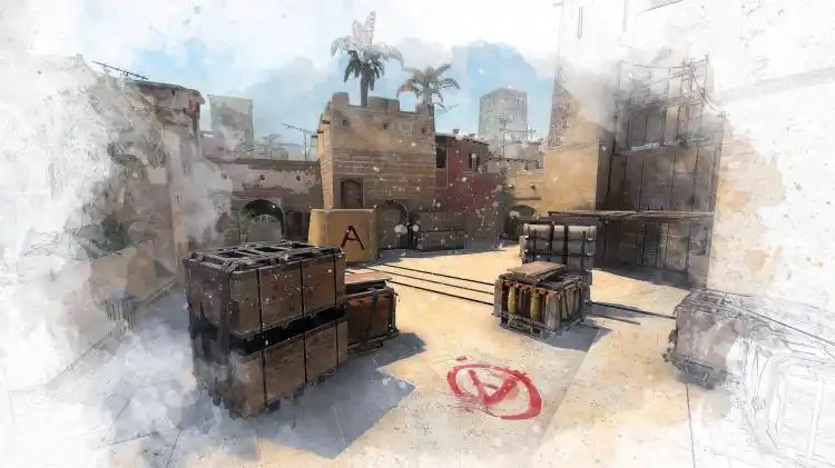 水墨风格csgo地图壁纸图集